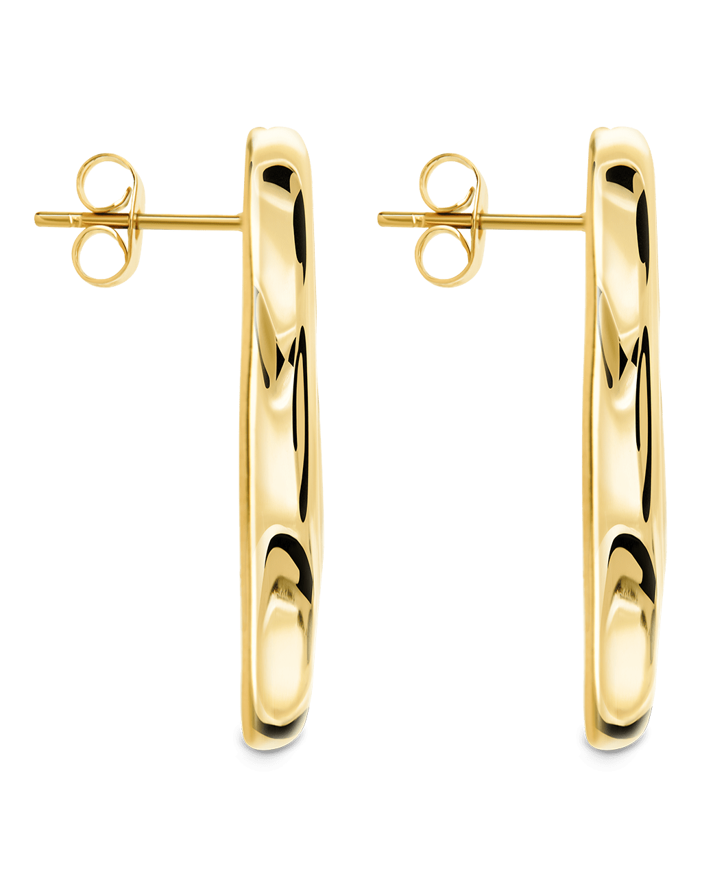Monet Molten Metal Bar Stud Earrings