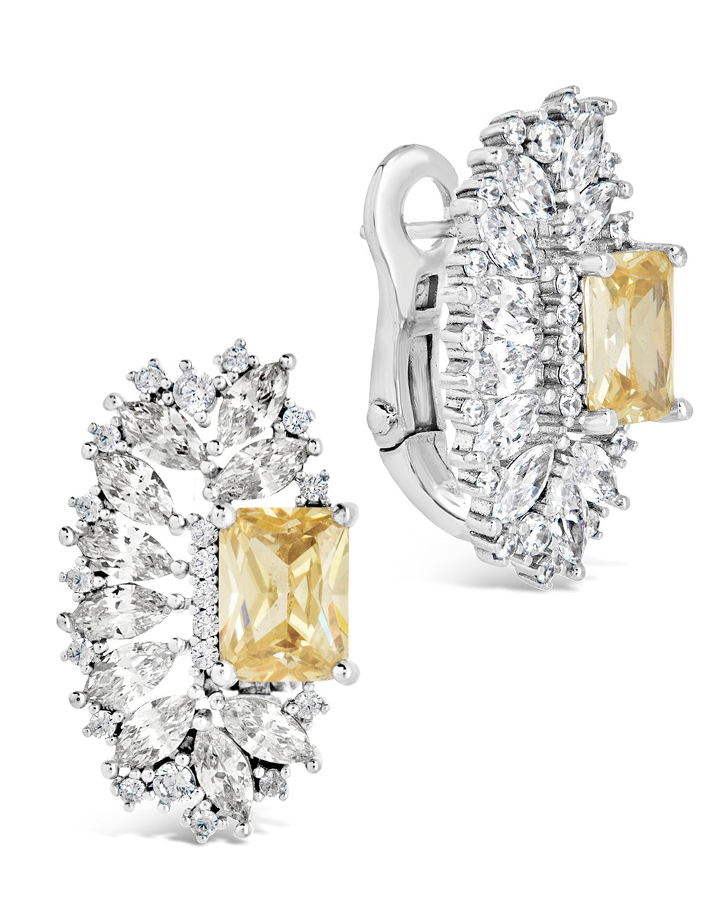Nina Elongated CZ Stud Earrings