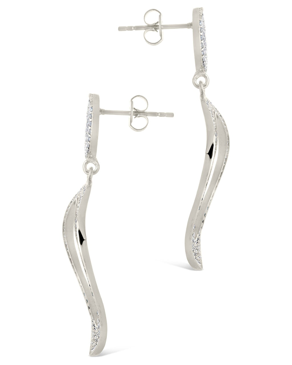 Juniper CZ Statement Drop Earrings