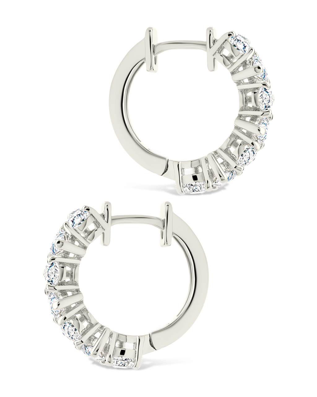 Carina Pear Cut CZ Hoops