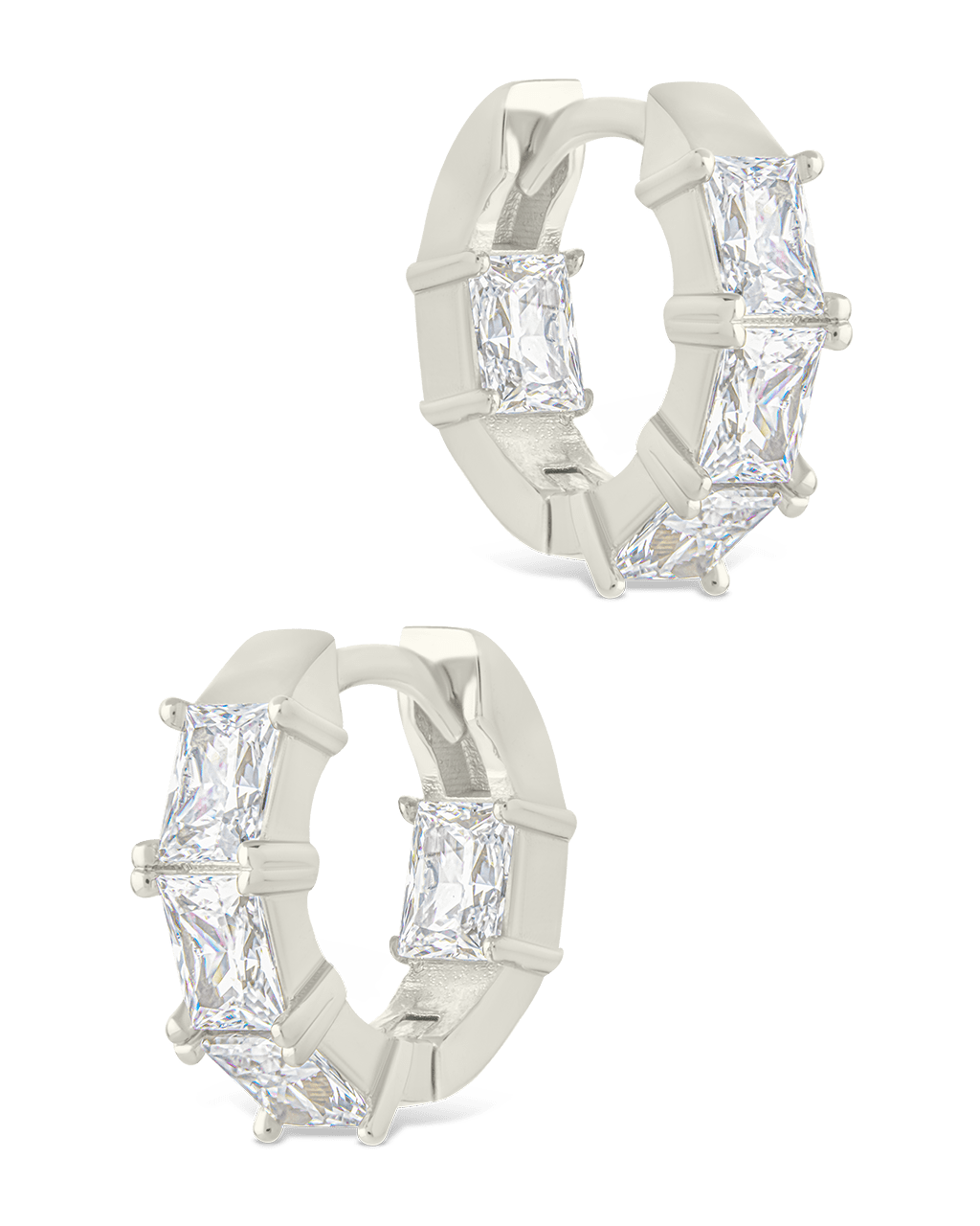 Cosima Baguette CZ Hoops