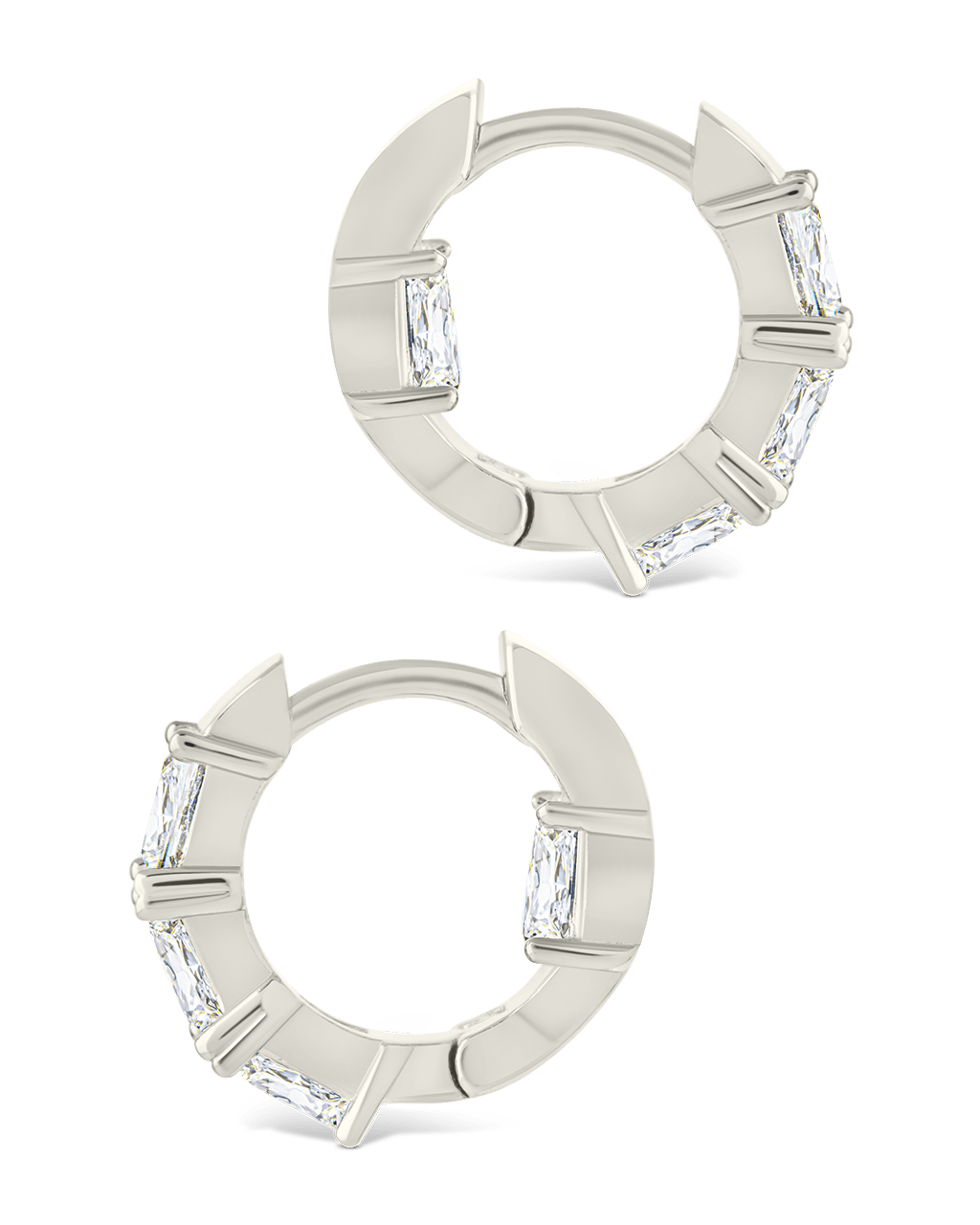 Cosima Baguette CZ Hoops