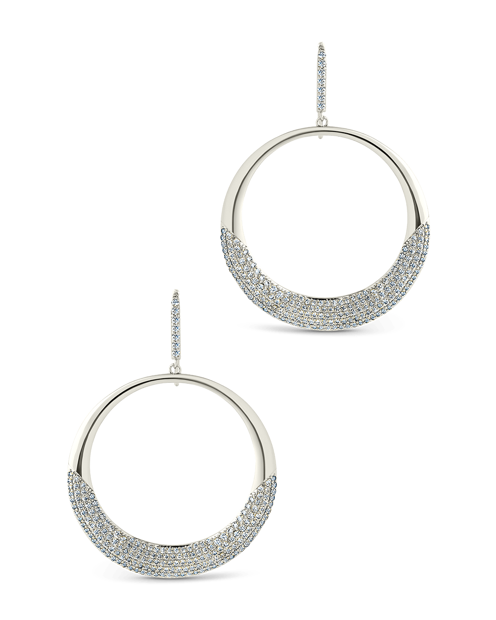 Muriel CZ O Drop Earrings
