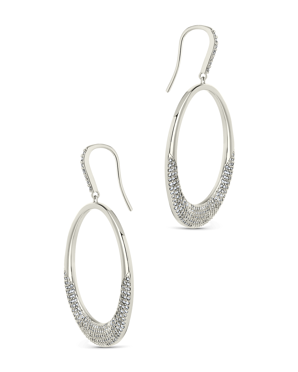 Muriel CZ O Drop Earrings