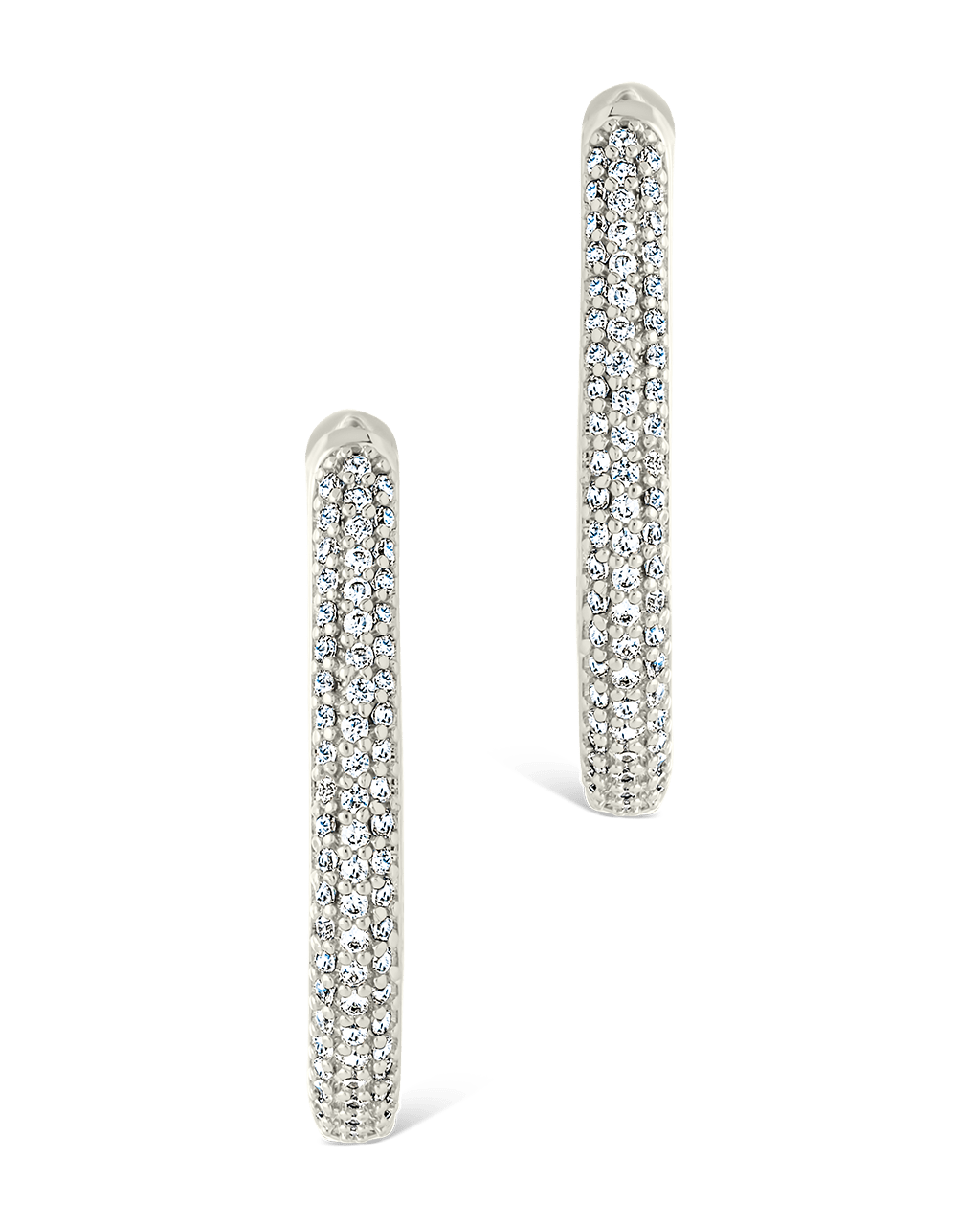 Melba Pave CZ Hoops