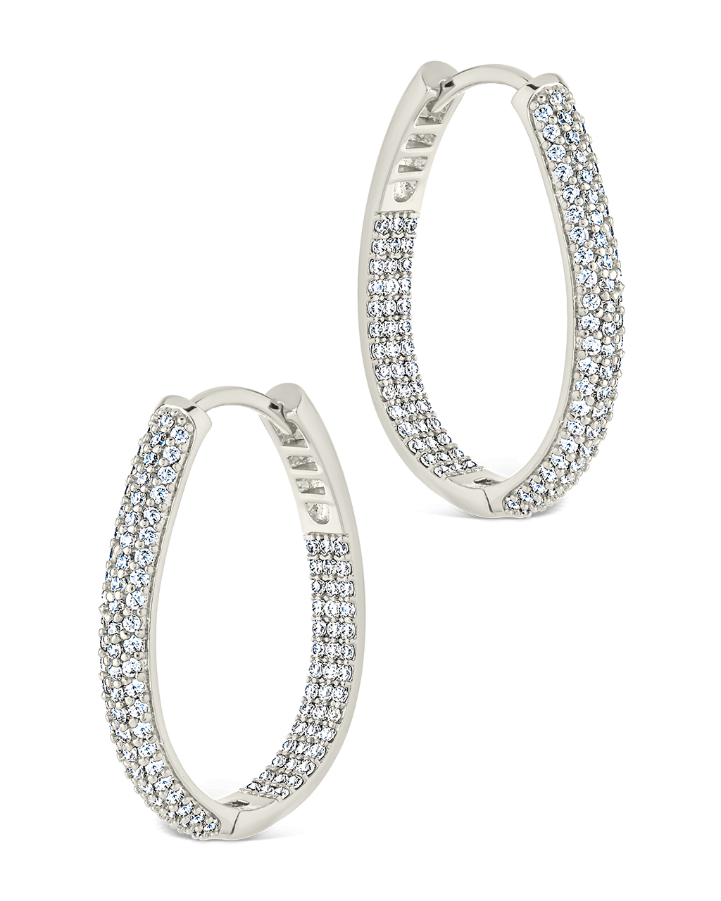Melba Pave CZ Hoops