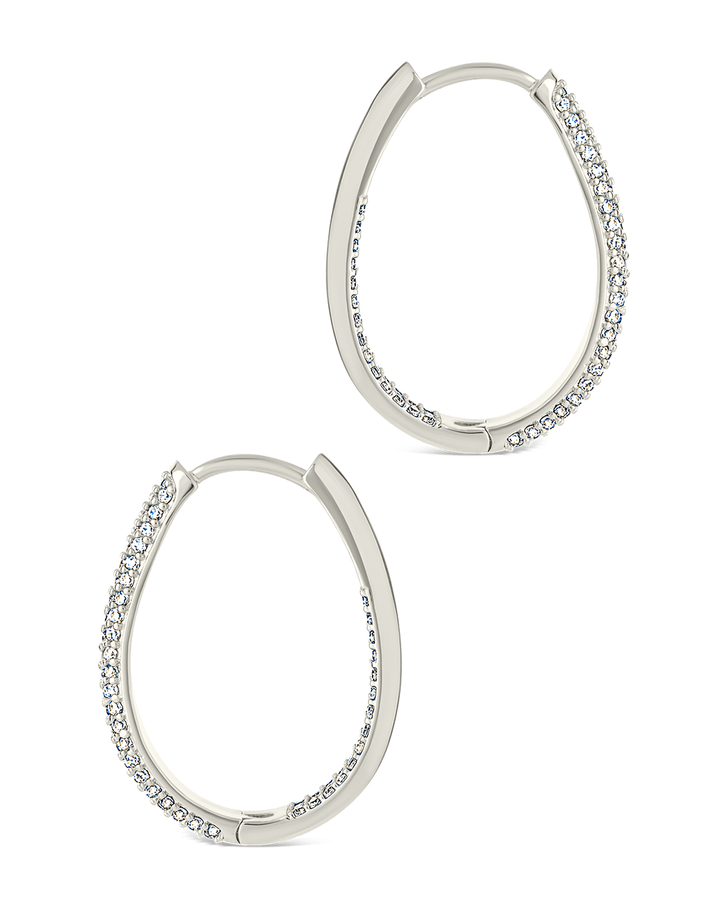 Melba Pave CZ Hoops