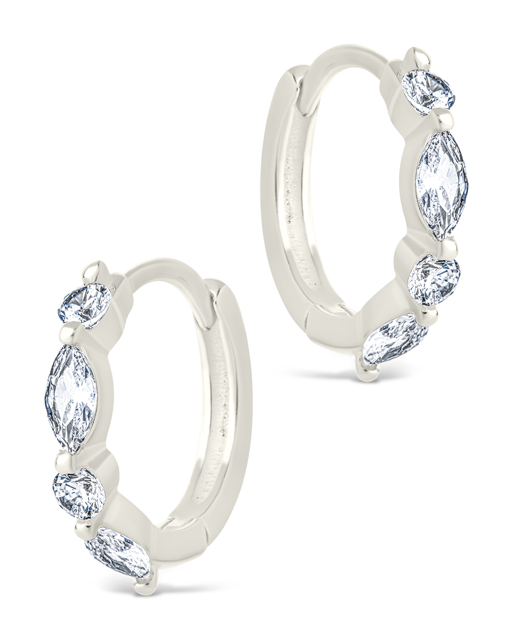 Sterling Silver Kensington Micro Hoops