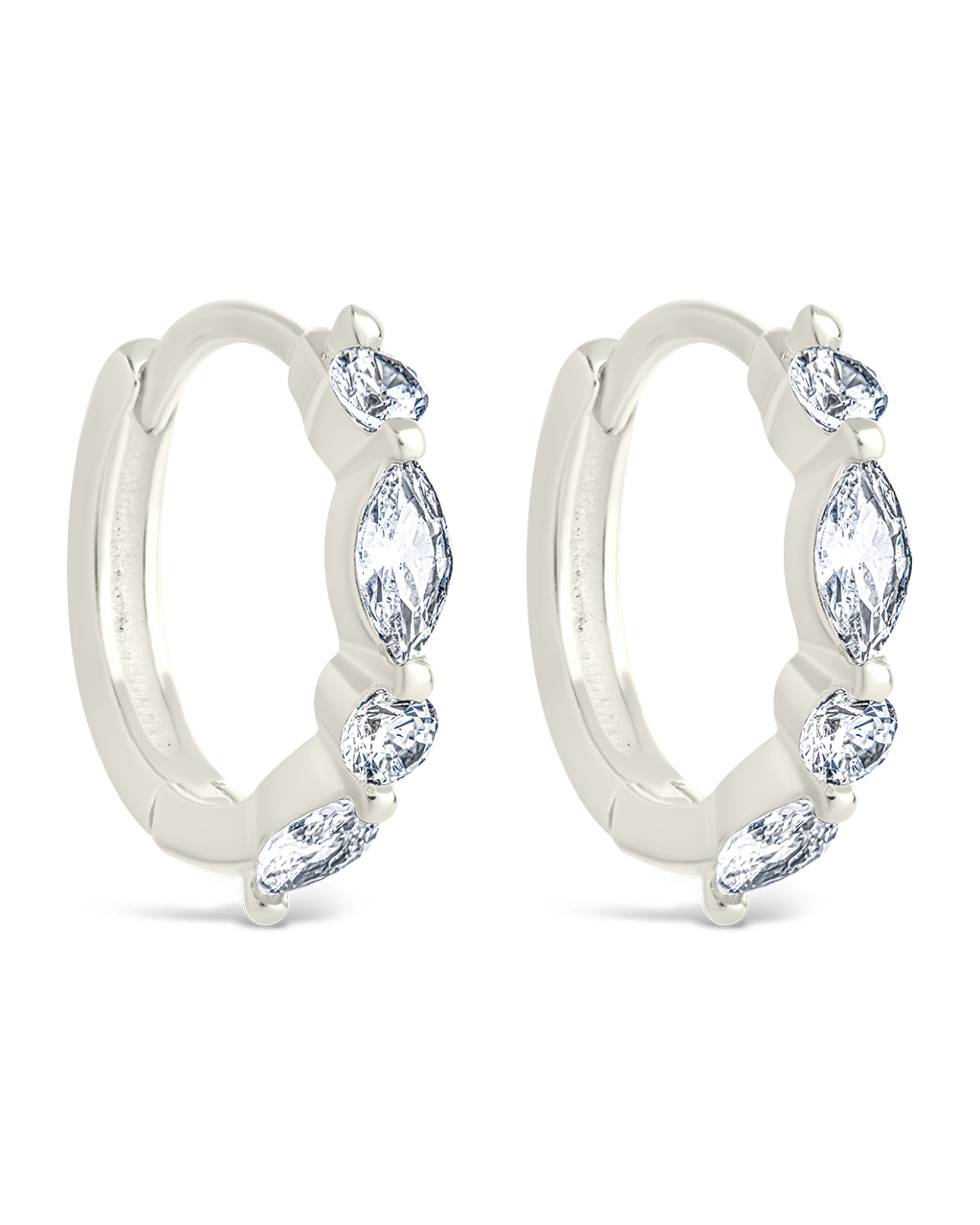 Sterling Silver Kensington Micro Hoops