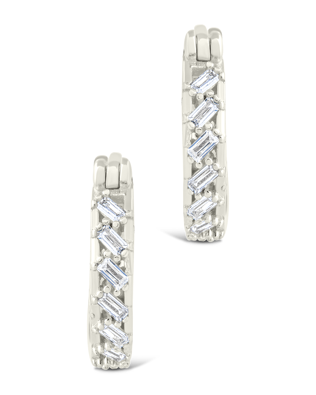 Sterling Silver Norabelle Micro Hoops