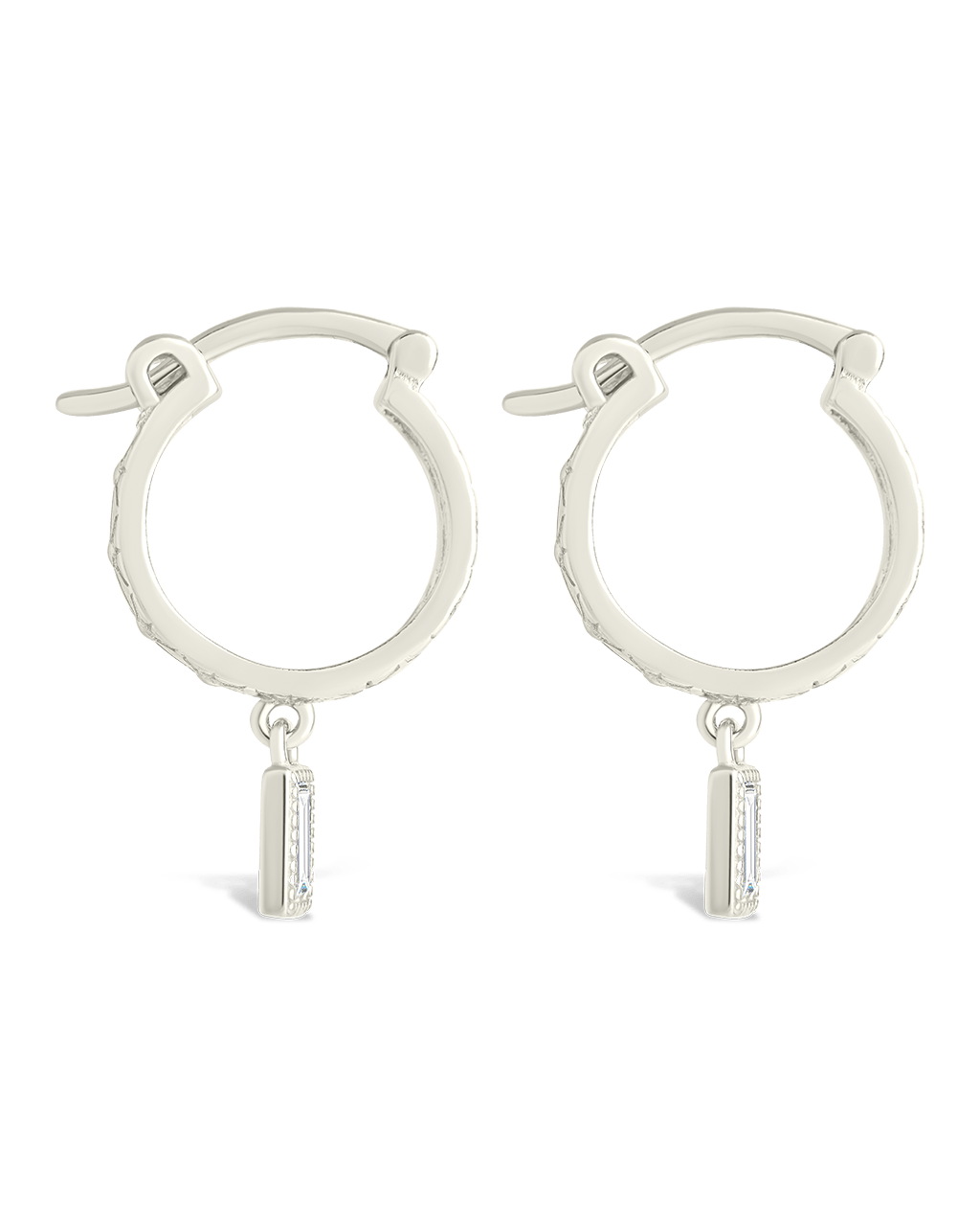 Sterling Silver Oaklyn Micro Hoops