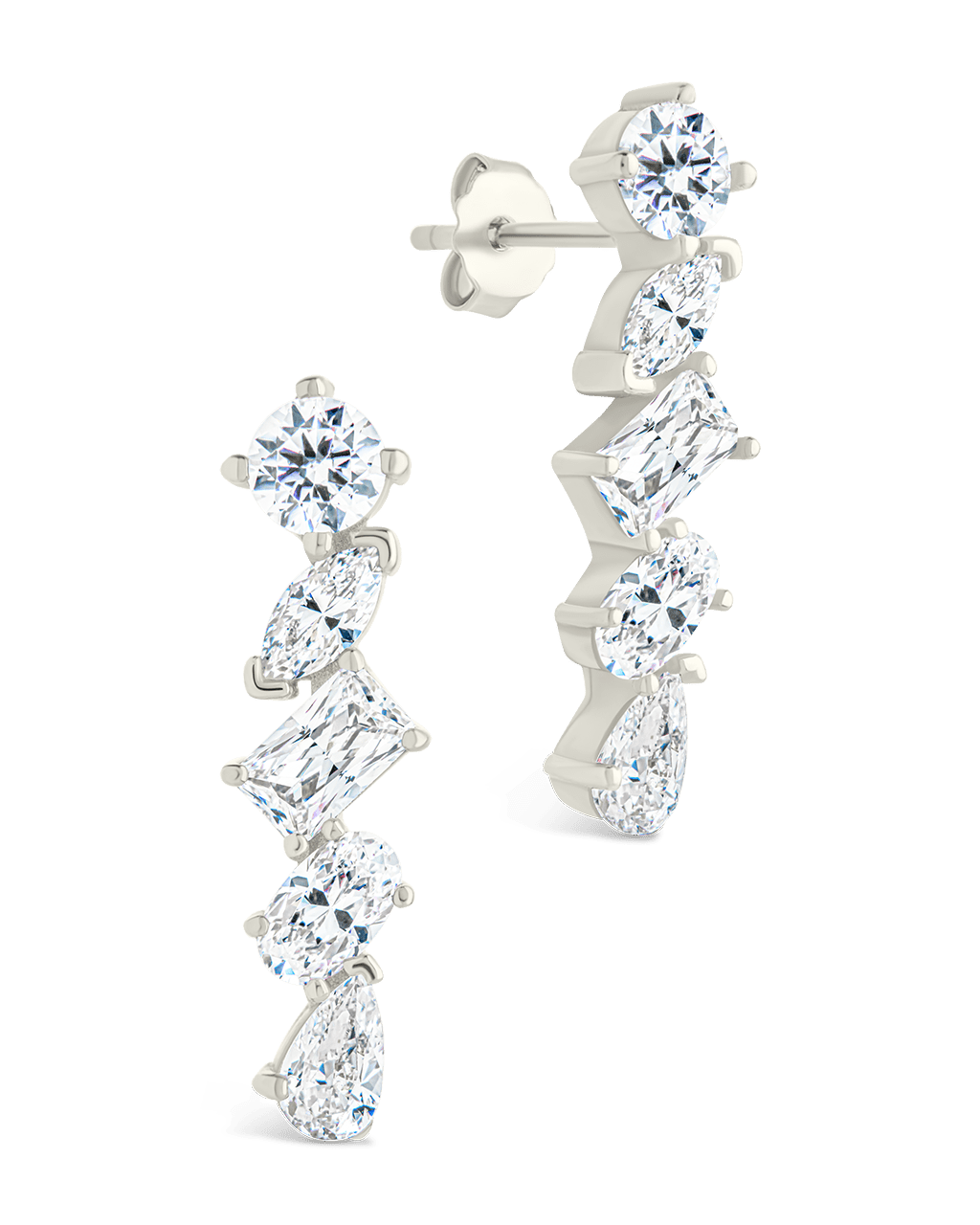 Sterling Silver Blythlyn CZ Studs