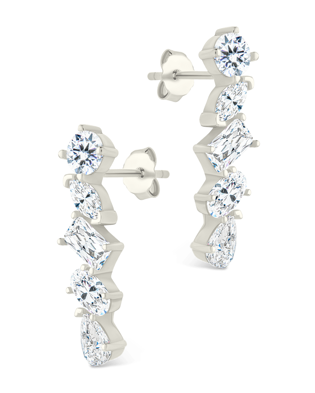 Sterling Silver Blythlyn CZ Studs