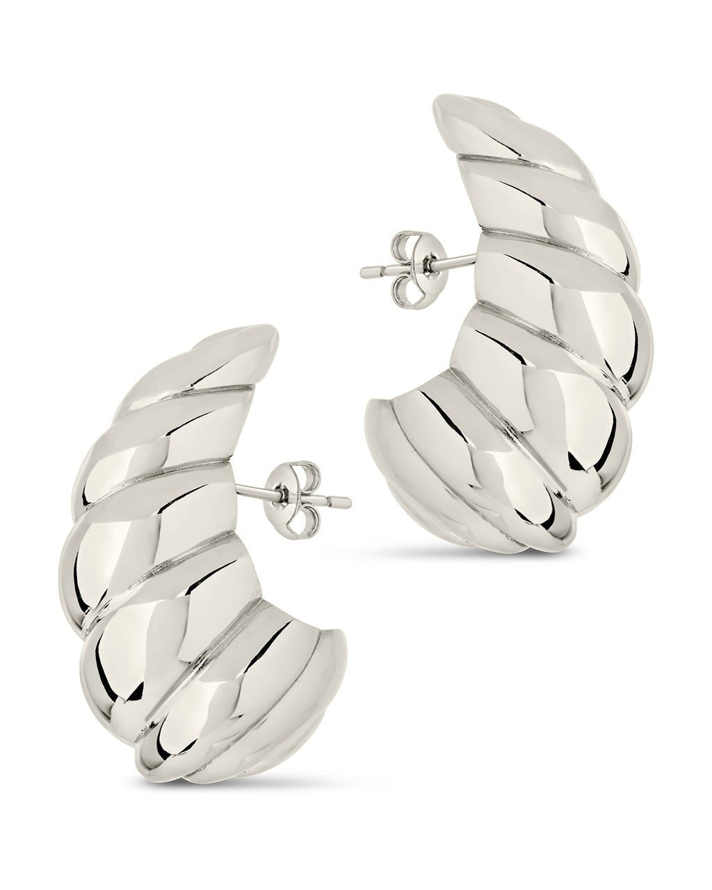 Bobine Statement Stud Earrings