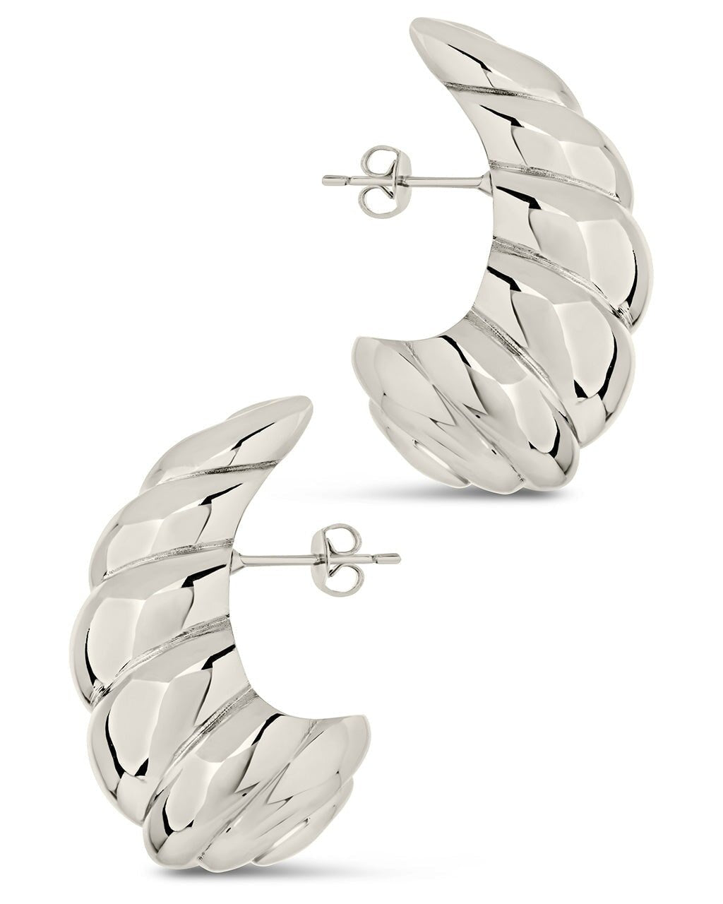 Bobine Statement Stud Earrings
