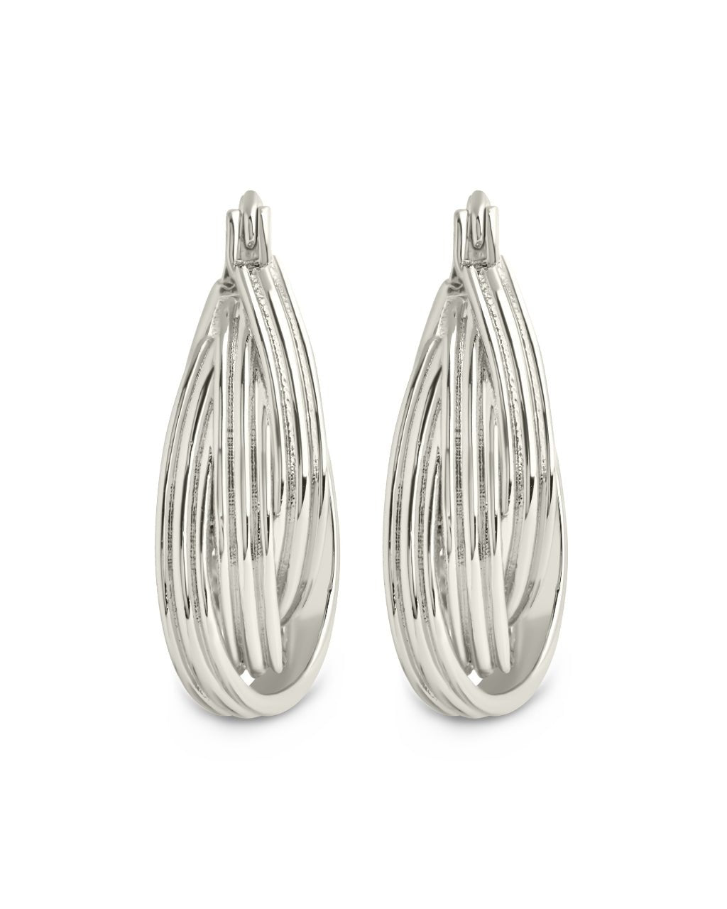 Emery Triple Row Layered Earrings