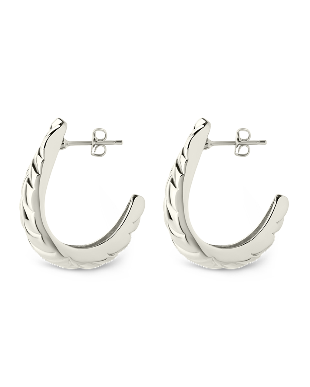Ellis Braided Hoops