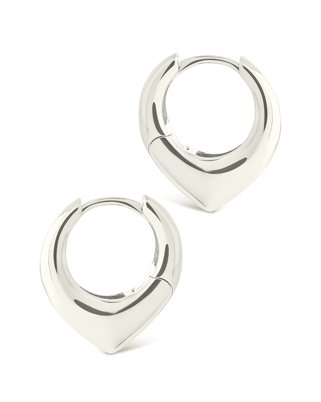 Colby Pointed Teardrop Hoops