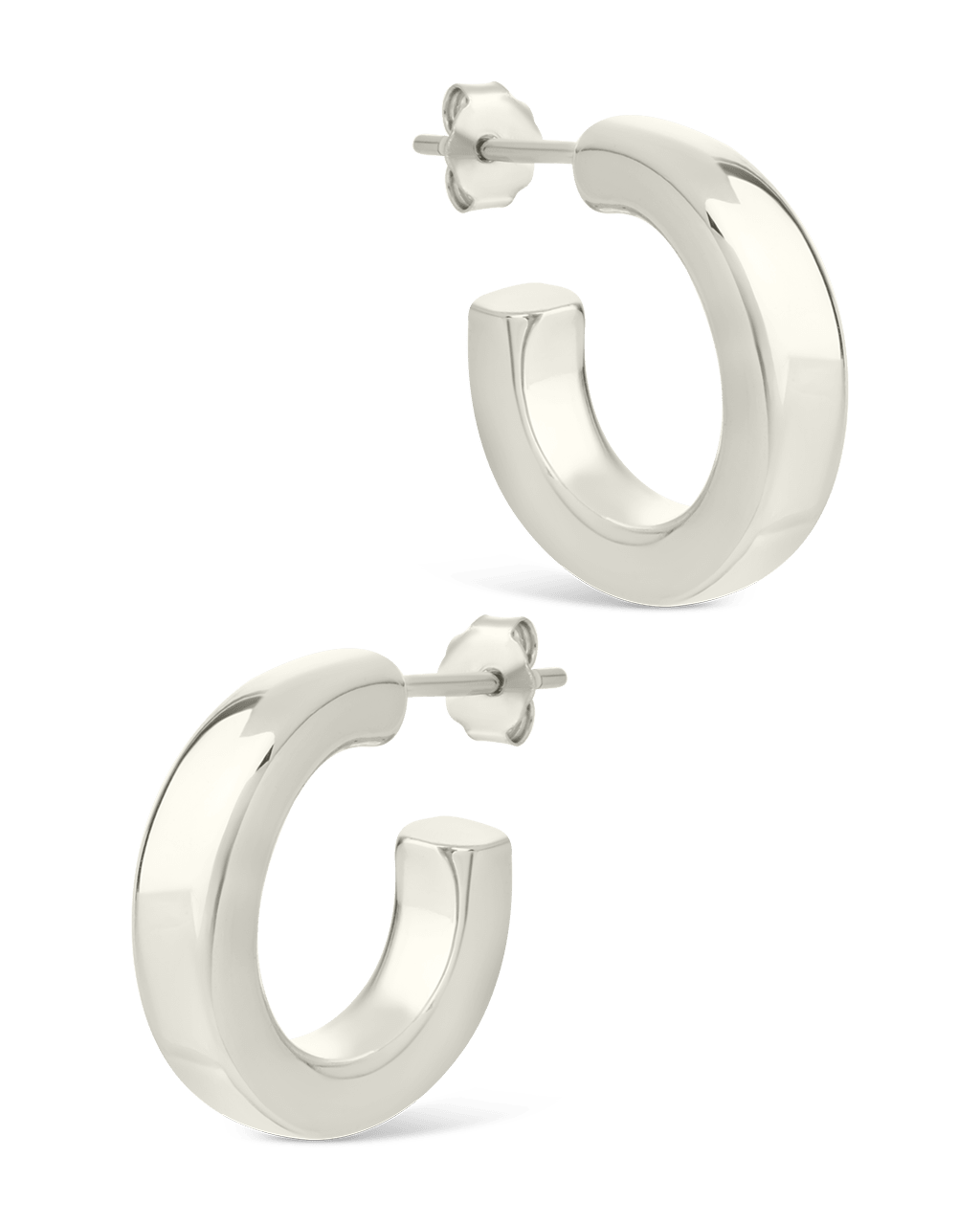 Sterling Silver Marisa Polished Stud Earrings