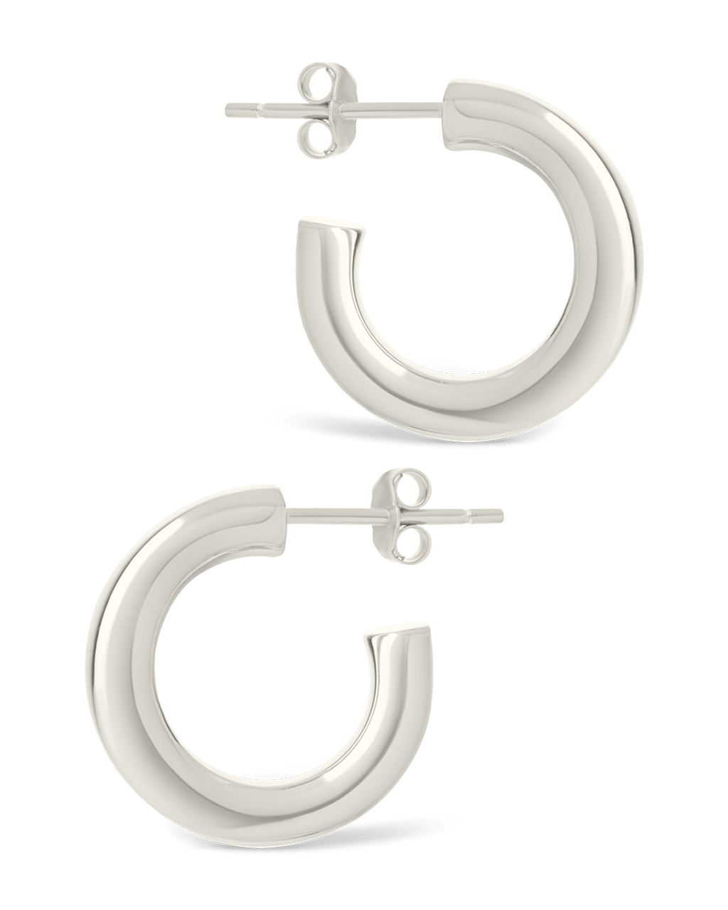 Sterling Silver Marisa Polished Stud Earrings