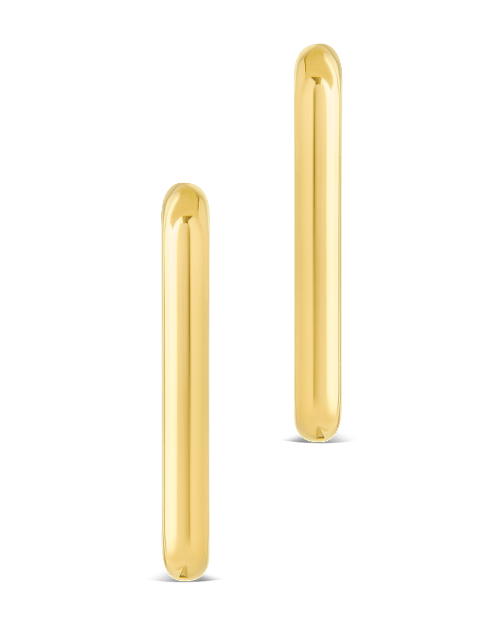 Jana Dual Tone Rectangle Hoops