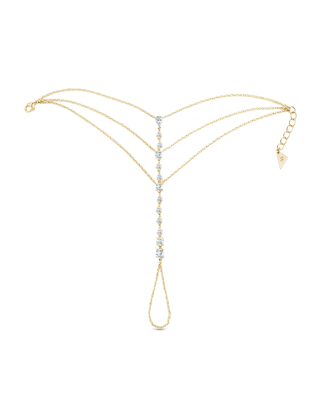 Anselma CZ Hand Chain