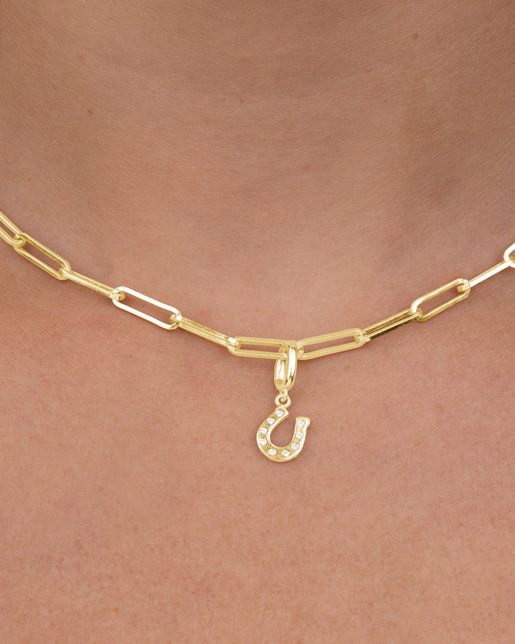 Sterling Silver Horseshoe Charm