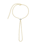 Amari Lotus CZ Hand Chain