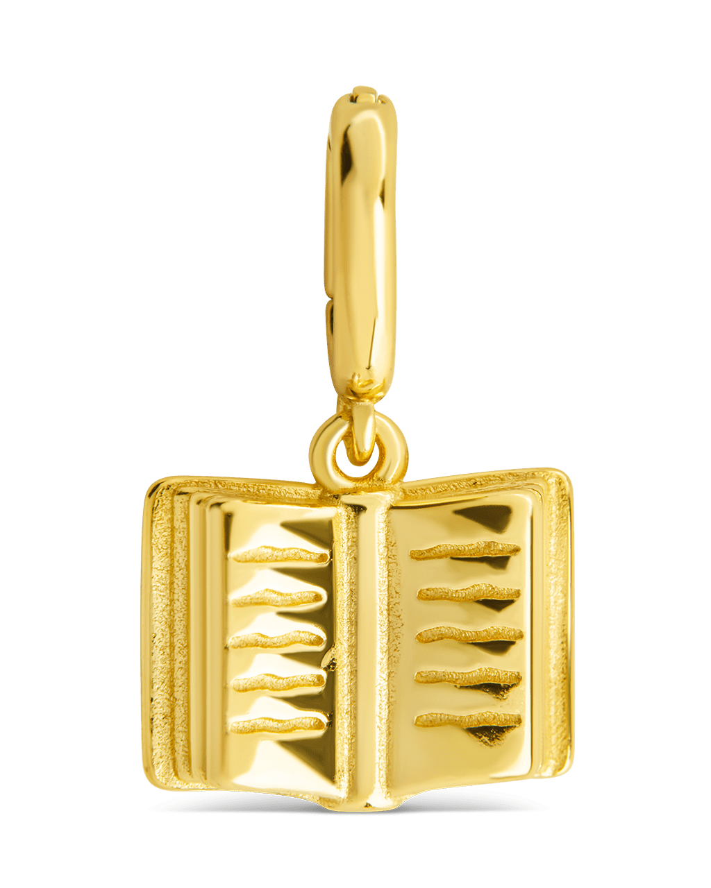 Sterling Silver Book Charm