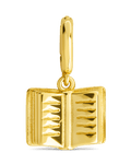 Sterling Silver Book Charm