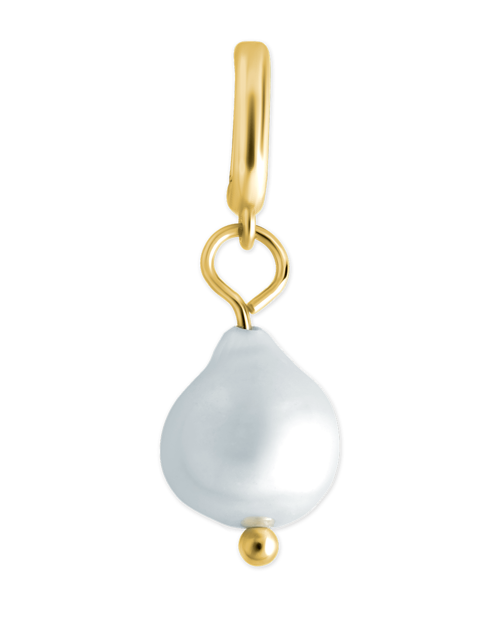 Sterling Silver Baroque Pearl Charm