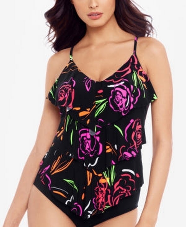 MagicSuit Womens Rita Tankini Top, Size 10