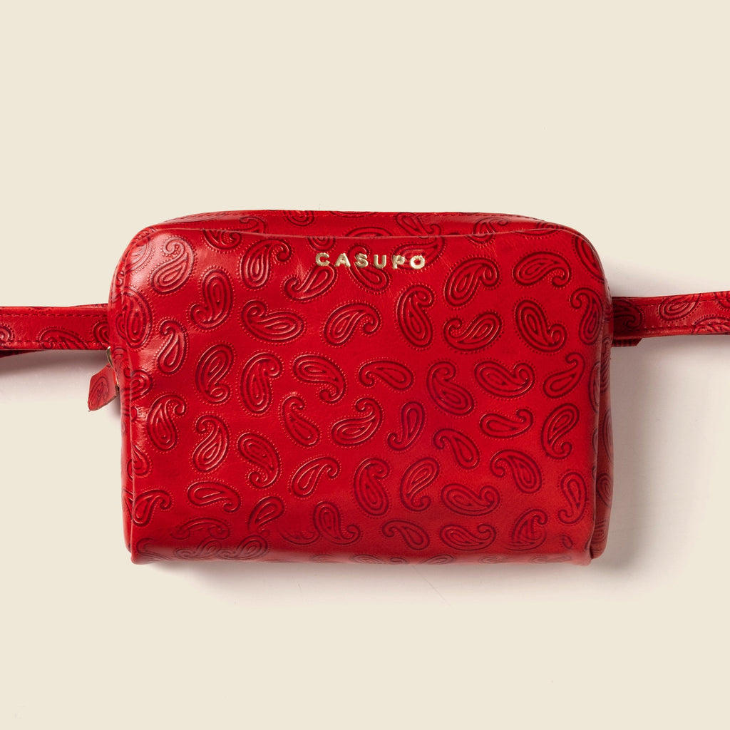 Fanny Pack - Red Paisley
