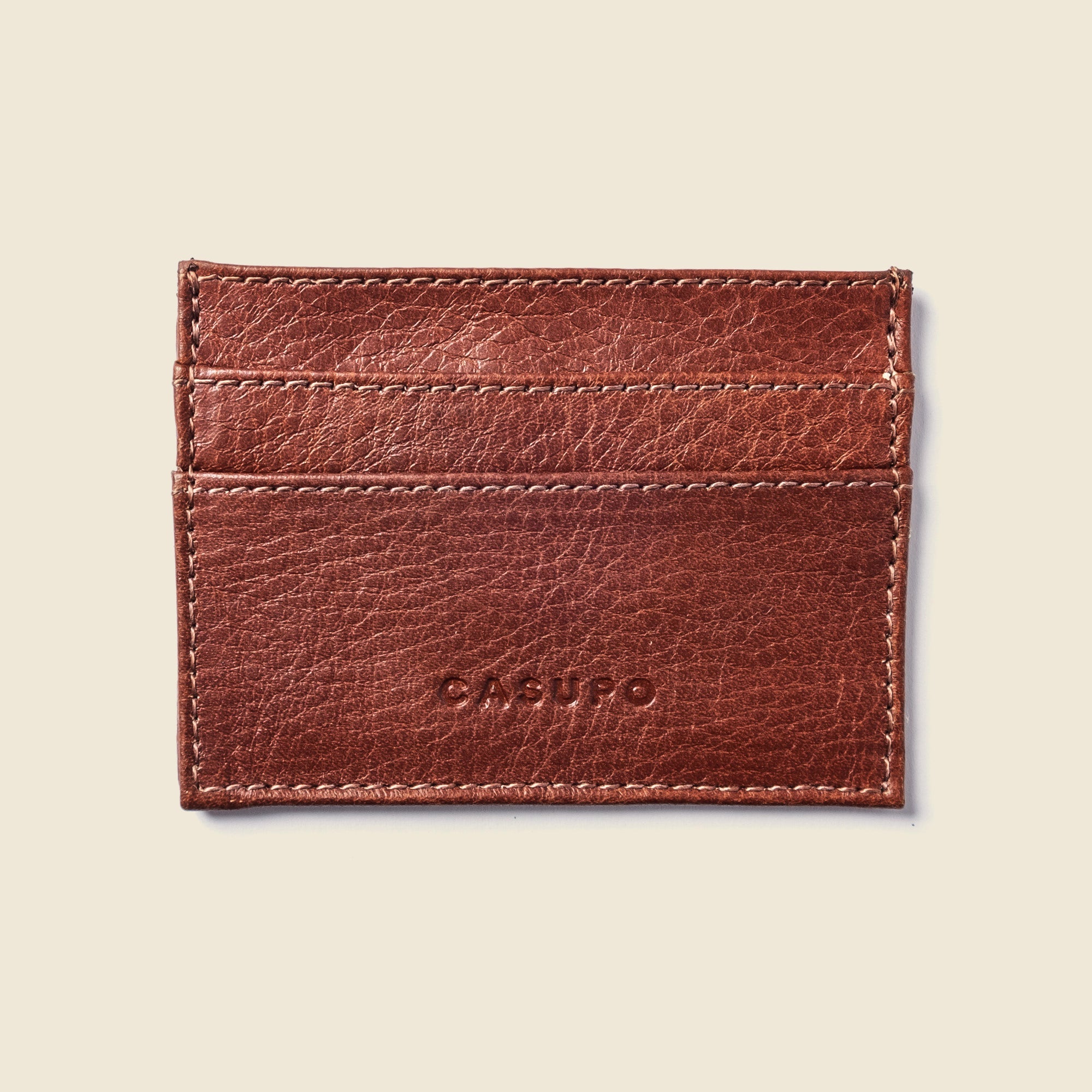 Slim Card Holder Wallet with RFID Protection - Chocolate