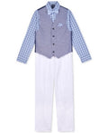 Nautica Boys 4-Pc. Basketweave Vest Set, Size 3T