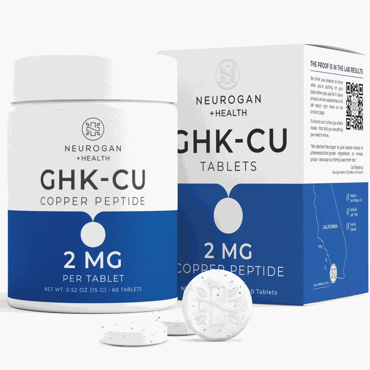 GHK-Cu Copper Peptide Tablets