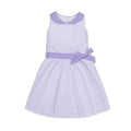 Organic Seersucker Peter Pan Collar Dress