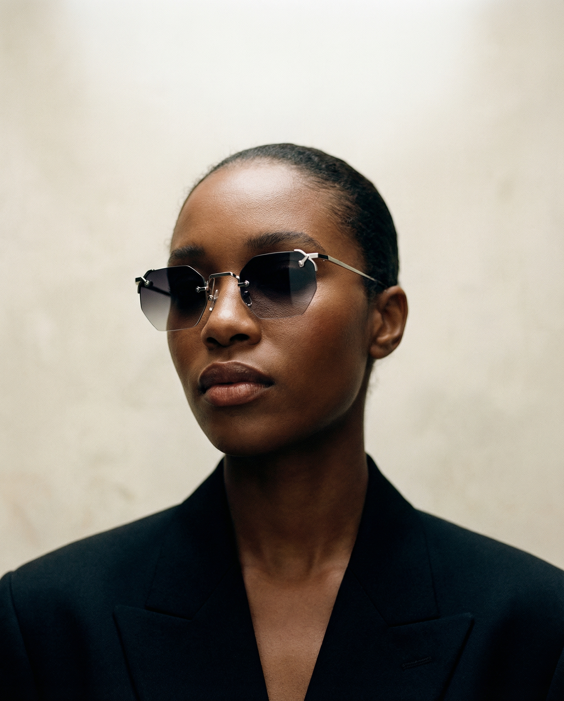 Mykono 48mm Hexagon Sunglasses | Black