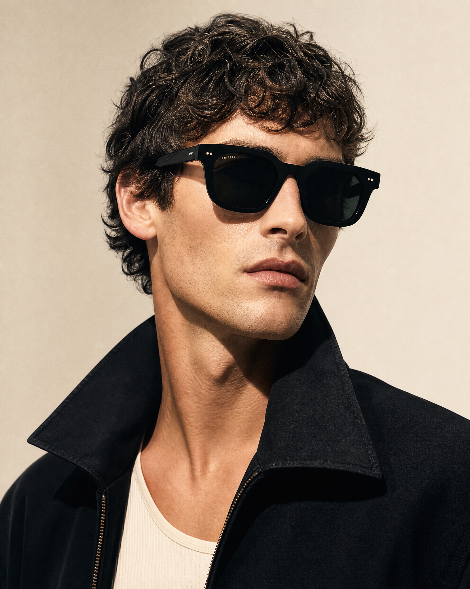Cuadra 46mm Square Sunglasses | Black