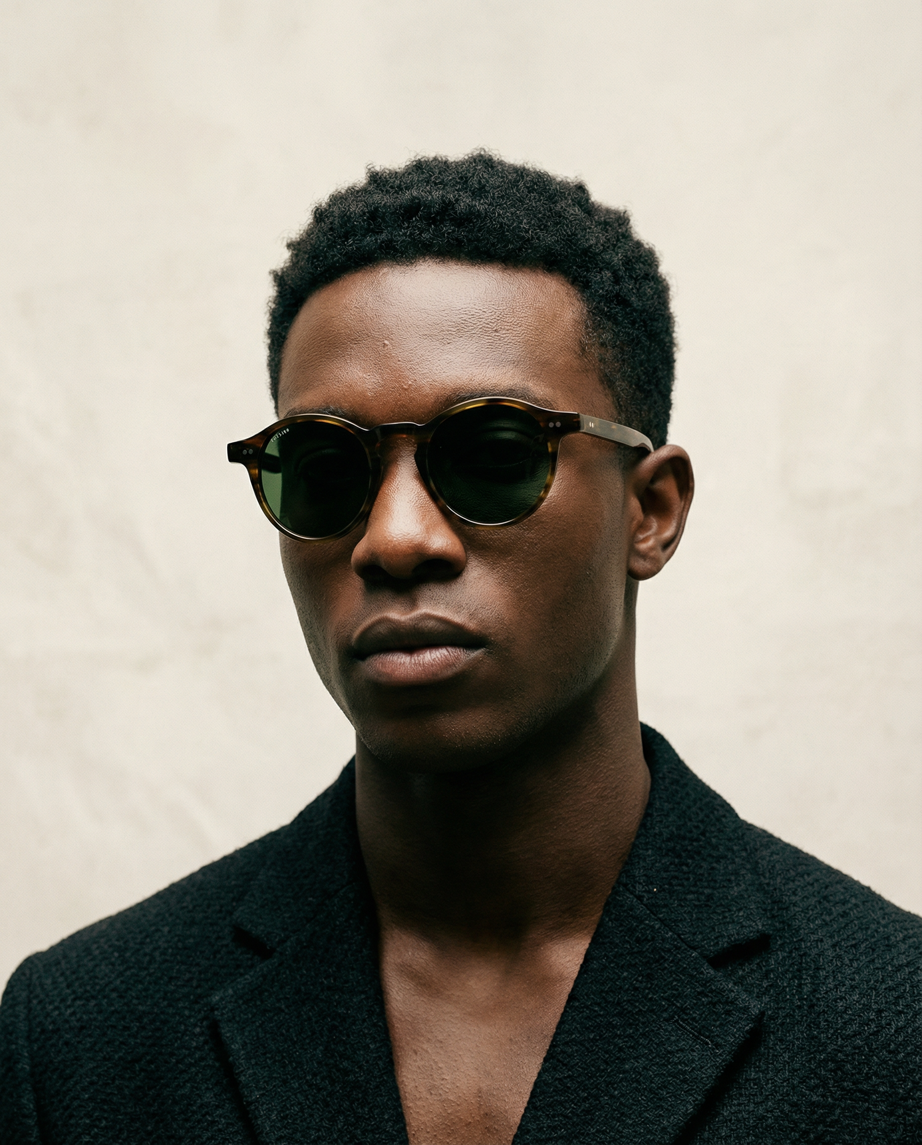 Redon 48mm Round Sunglasses | Horn