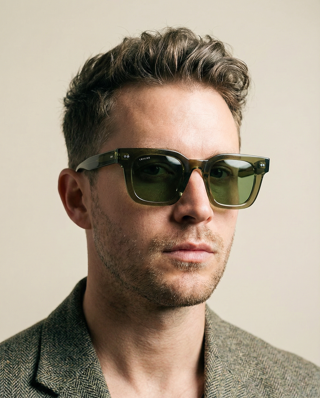 Cuadra 46mm Square Sunglasses | Green