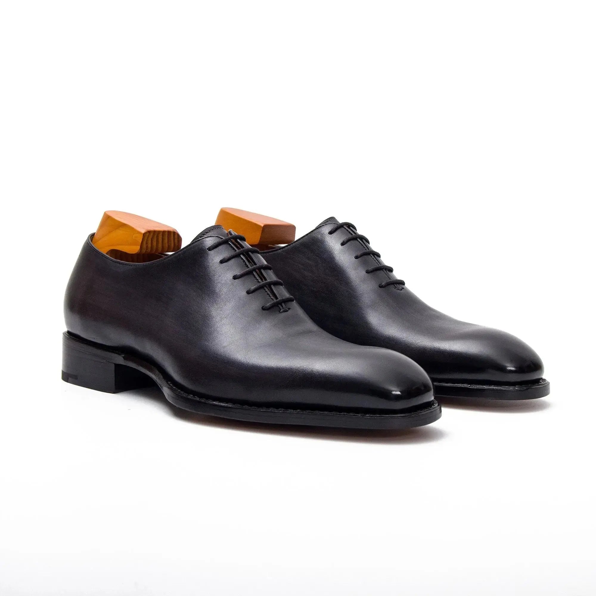 Seamless Goodyear Mens  Lron Gray Oxford Dress Shoes