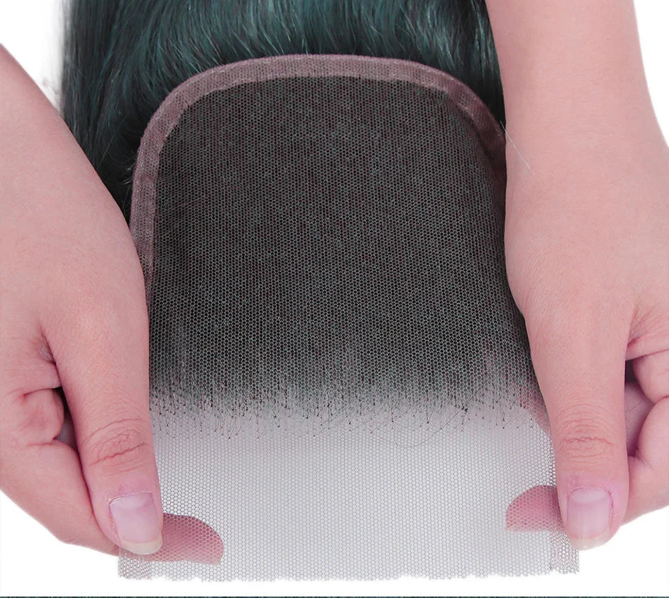 Straight Bundles with Closure | 3 Pcs Brazilian Remy Human Hair Weave