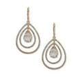Anne Klein Gold-Tone Crystal Orbital Drop Earrings ? Gold