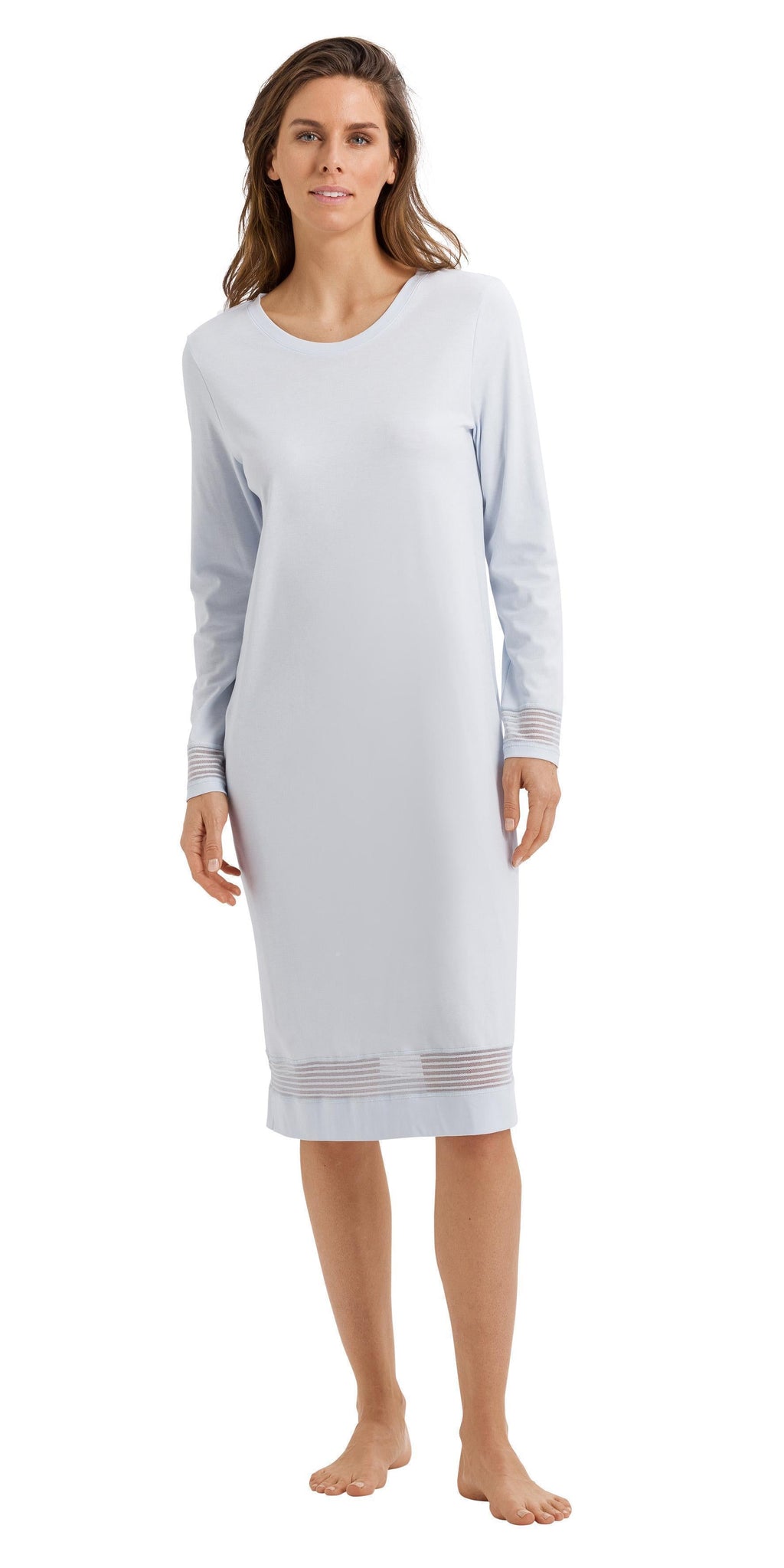 Hanro Ira Long Sleeve Gown, XS