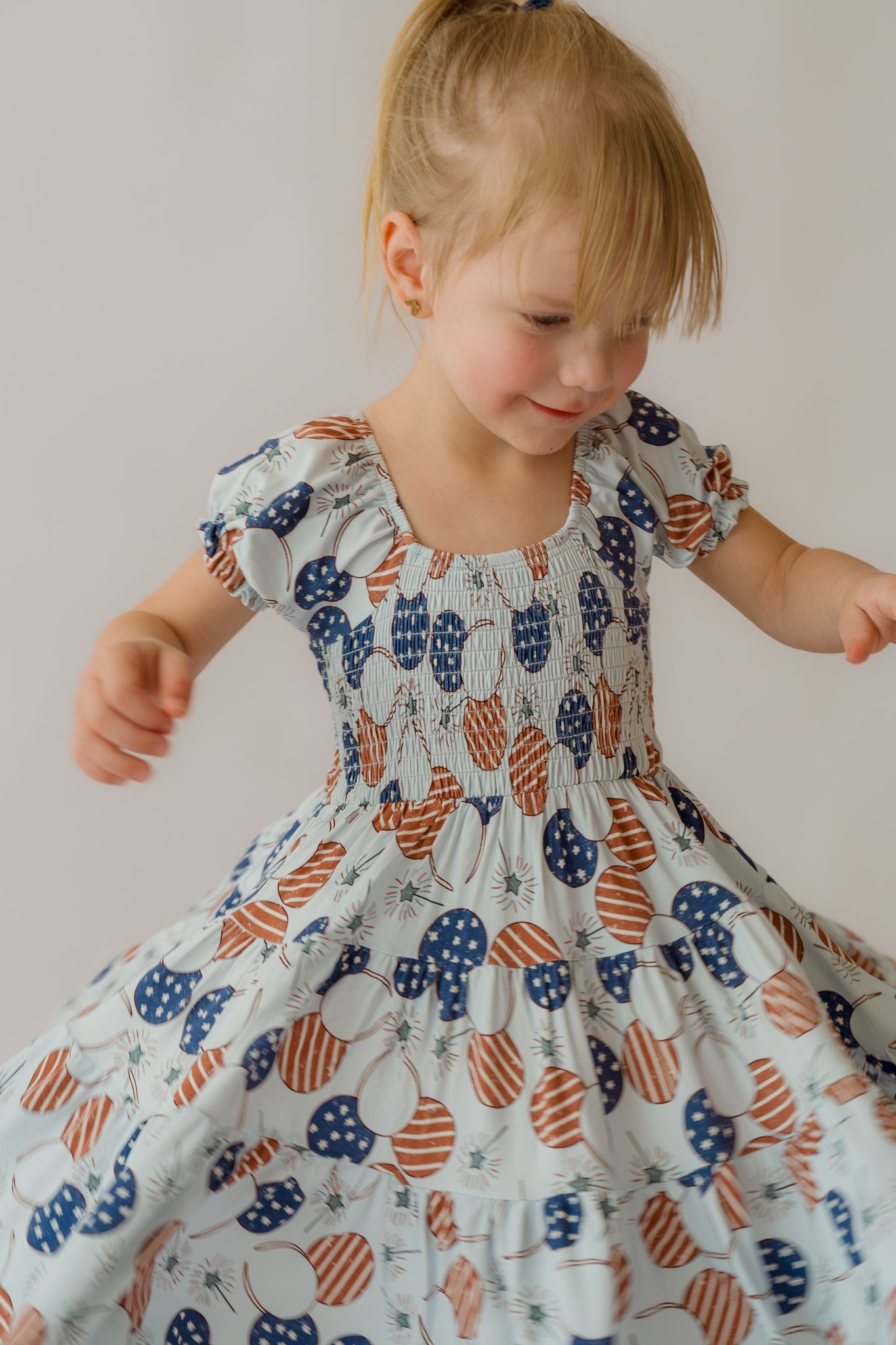 Magical Ears Shirred Dress