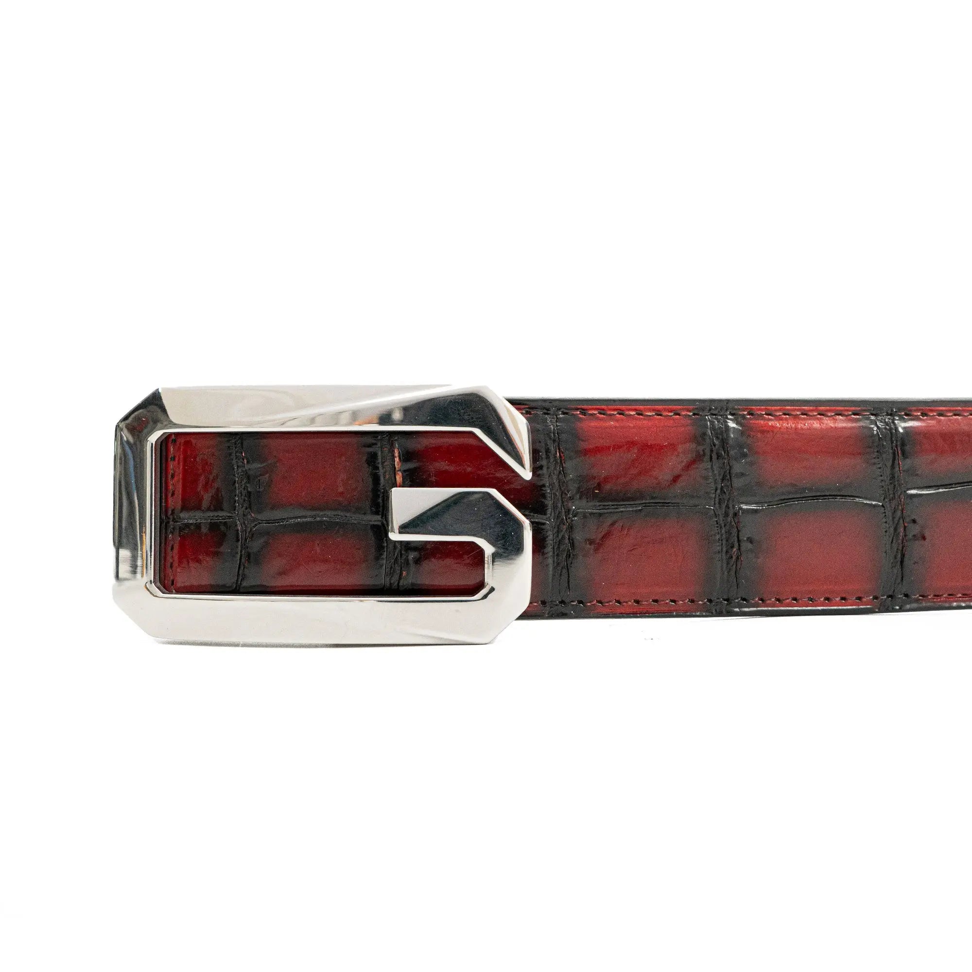 Handcrafted Alligator Leather Belts DVG02