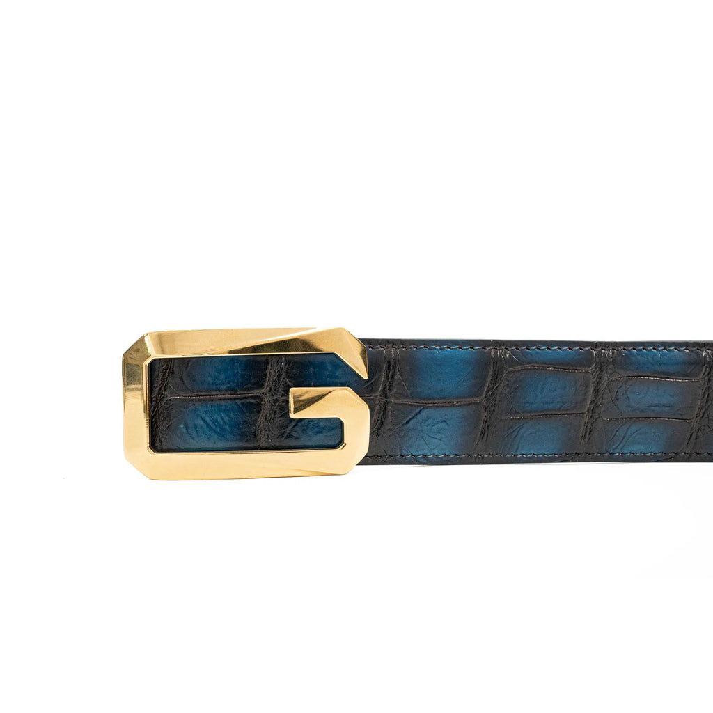 Handcrafted Alligator Leather Belts DVG12