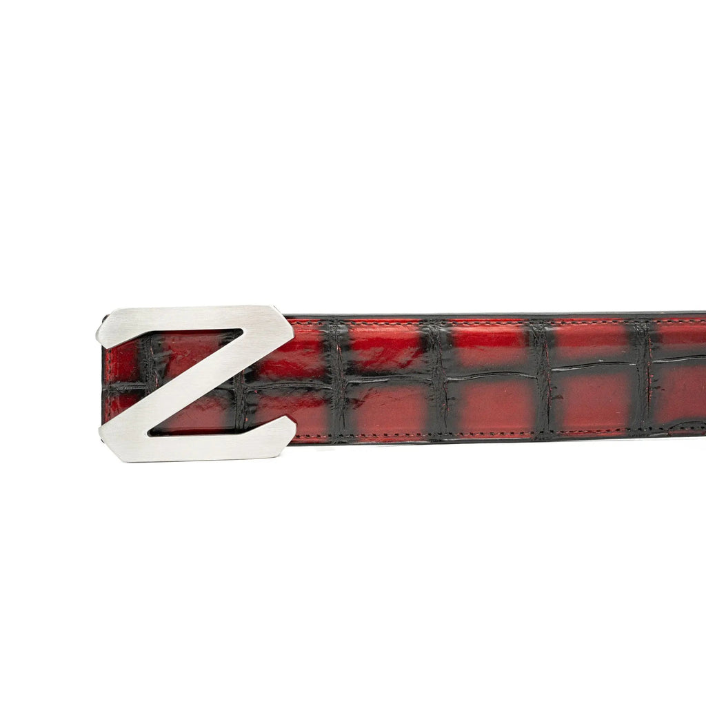 Handcrafted Alligator Leather Belts DVG186