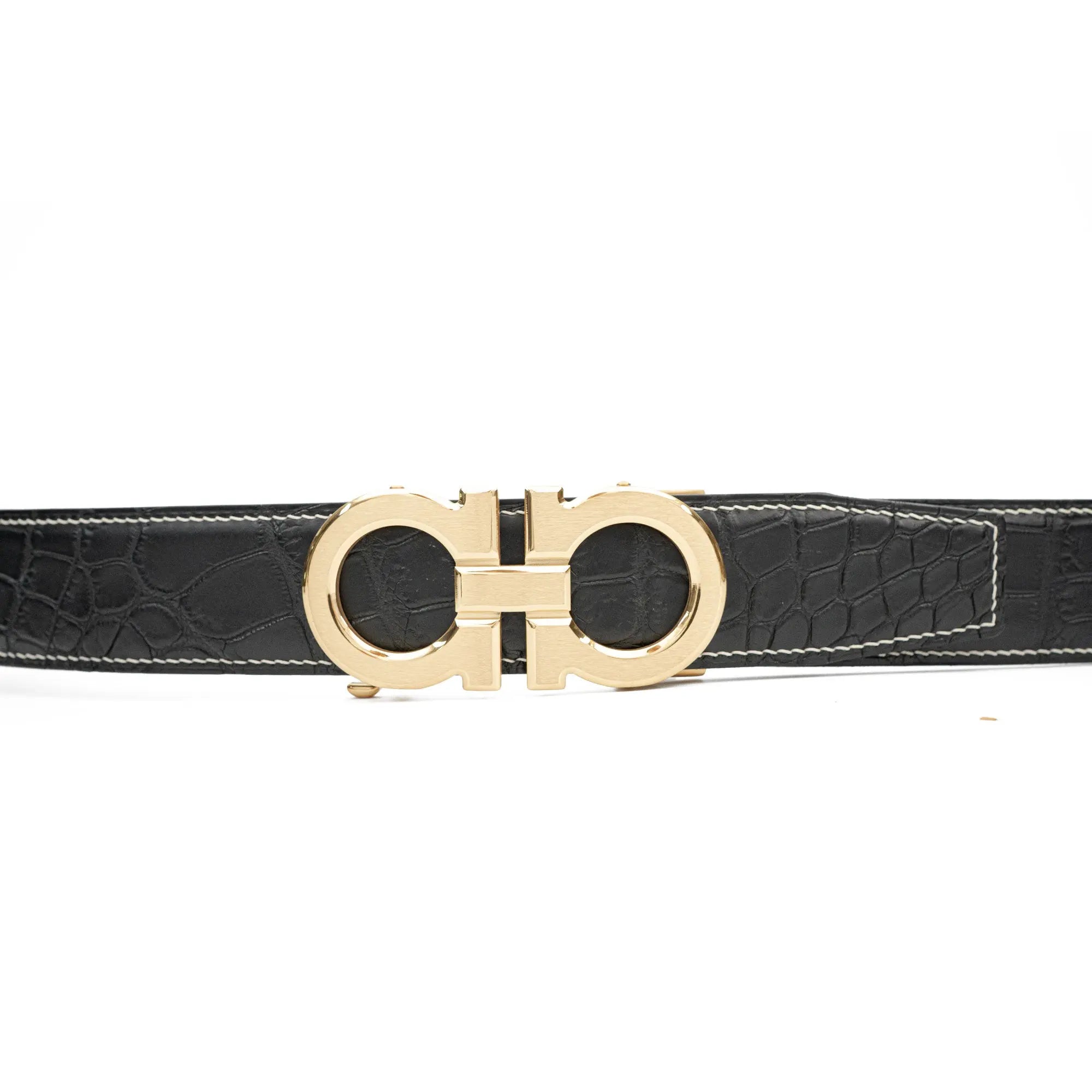 Handcrafted Alligator Leather Belts DVG245